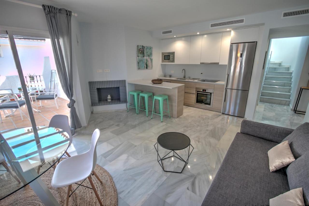 Ab Properties - Chic Duplex Penthouse - Puerto Banus - Golden Mile- Los Naranjos Marbella Kültér fotó